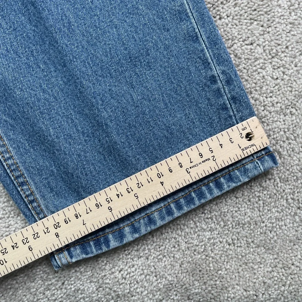 Levis 505 Jeans Mens 38x34 Blue Straight Leg Cotton Denim Classic Pants